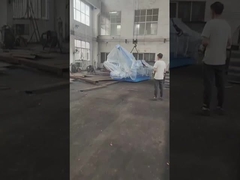 سفر شروع می شود ماشین بالر هیدرولیک فلزی