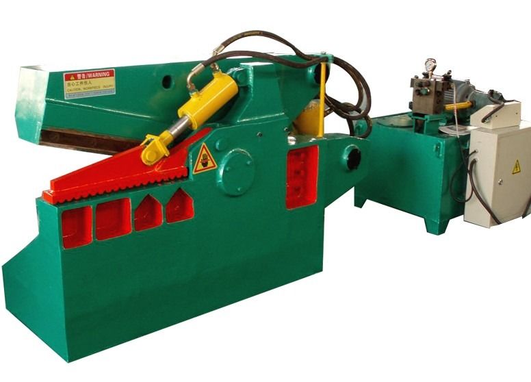 Automatic Metal Shear With 600mm Cutting Blade For Scrap Bar And Profile Cutting