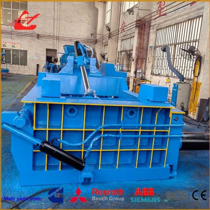 2000KN Hydraulic Scrap Baler 4000-5000 Kg/H for high-capacity metal recycling plants