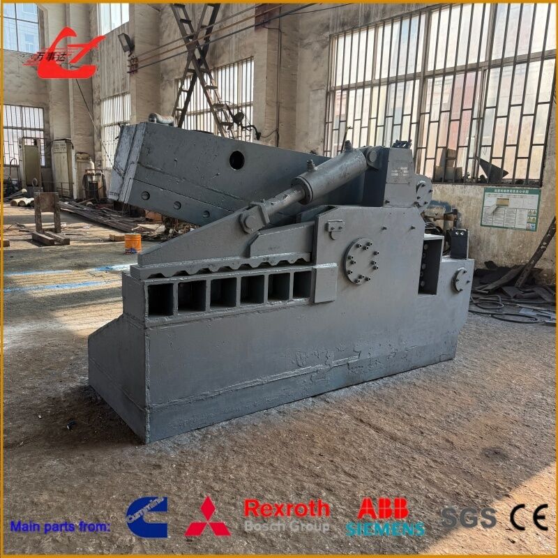 Scrap Metal Alligator Shear with 1200kN Force, 15kW Power and 800mm Blade Length for Efficient Metal Cutting