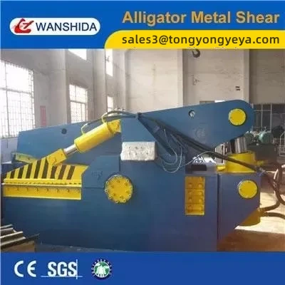  Hydraulic 13–20 times per minute Alligator Shear for Heavy Scrap Pre-Cutting Before Baling and Furnace Feeding