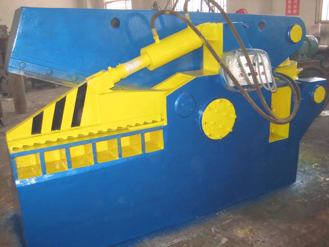 Automatic Metal Shear With 600mm Cutting Blade For Scrap Bar And Profile Cutting