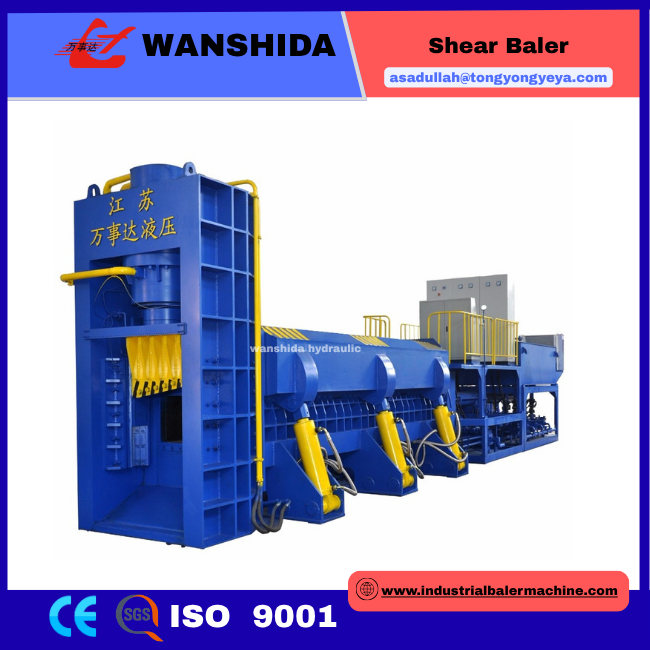 630 Ton Scrap Metal Shear Baler With 5000x1750x950mm Press Room, 220kW Power For Efficient Metal Recycling