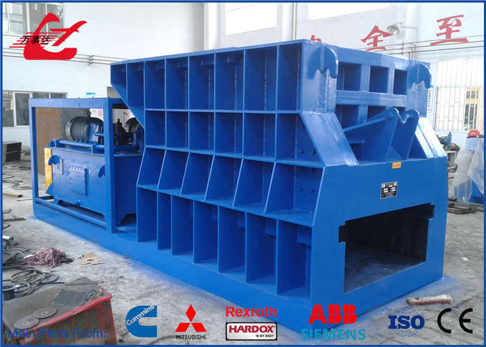 4000kN Horizontal Container Scrap Shear 1400mm Blade Heavy Steel Scrap Processing For Recycling and Steel Mills