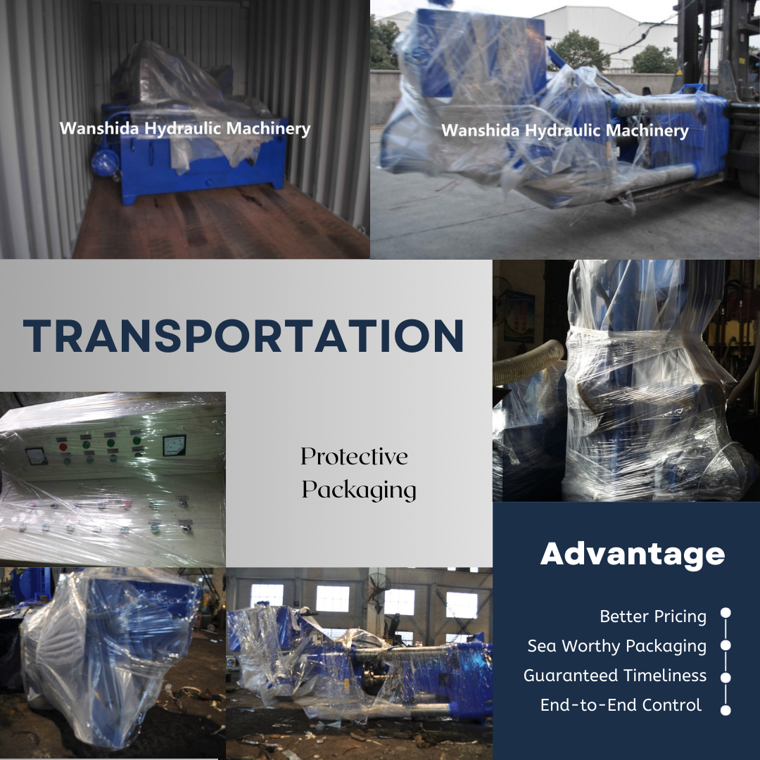 500Ton Metal Briquetting Press 30kW Hydraulic For Lead Red Brass Sawdust Recycling