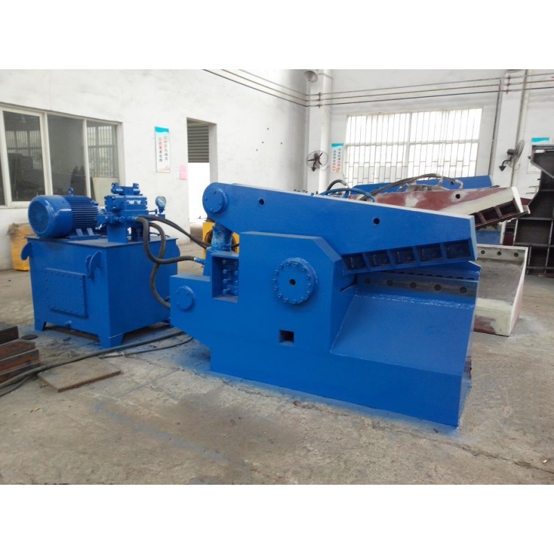 Automatic Metal Shear With 600mm Cutting Blade For Scrap Bar And Profile Cutting