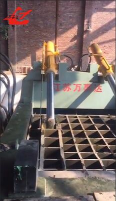 پرس هیدرولیک 60 کیلوواتی سنگین‌کار برای بسته‌بندی ضایعات فلزی با نیروی 2500 کیلونیوتن، مناسب برای بازیافت میلگرد و فولاد