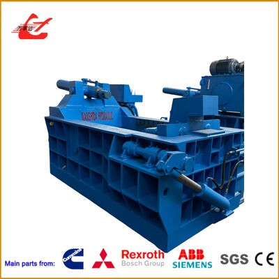 پرس هیدرولیک فلز 125 تن برای بازیافت ضایعات با محفظه 1200×700×600 میلی متر