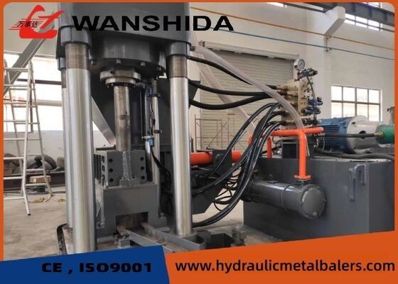 پرس قالپاق فلزات ضایعاتی هیدرولیکی با راندمان بالا Y83-3150 با نیروی اسمی 3150 کیلونیوتن و اندازه قالپاق 125×(50-60) میلی‌متر